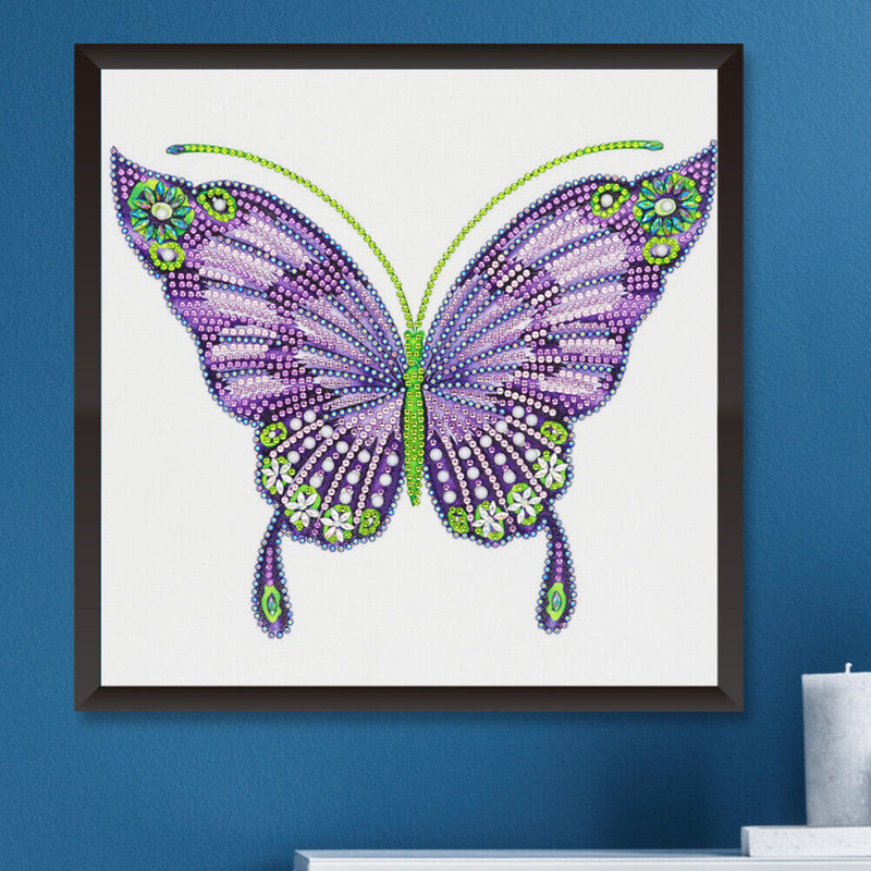 5D DIY Special Shaped Diamond Painting Butterfly Embroidery Craft Kits Wall Art