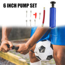10pcs 6"" Bicycle Tire Type Ball Pump Air Inflator w/Gas Needle Nozzle Tube