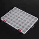 48x Transparent PP Plastic Fishing Bait Storage Container Box
