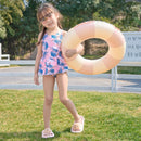 #A Inflatable Swimming Rings Kids Children Floating Pool Bathtub Beach Swim Circ