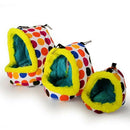Hanging Thick Plush Parrot Tent Pet Hammock Bird Nest Cage Hamster Sleep Bag