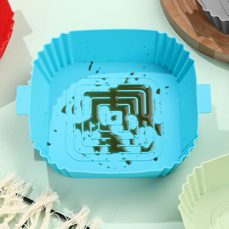 Silicone Air Fryers Tray Temperature Resistant Replacement Grill Pan Accessor