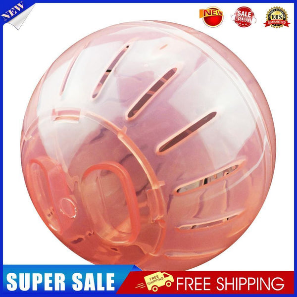 Plastic Mini Jogging Ball Pet Hamster Gerbil Running Ball Play Toys (Red)