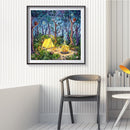14CT Forest Camping Counted Embroidery DIY Full Cross Stitch Wall Art Craft Gift
