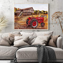Frameless Oil Paint By Numbers Farm Car DIY Canvas Picture Craft for Home