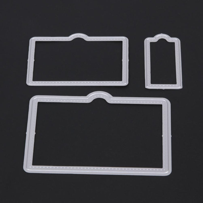 3pcs Frame DIY Scrapbooking the Card Metal Steel Punching Molds Stencils
