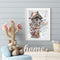 11CT Full Embroidery Kit Mailbox Bird Cotton Counted Cross Stitch Home Decor