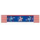 4th of July Table Runner Independence Day Tablecloth American Decor Flag G1M6