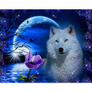 Rose and Wolf Diamond Painting Kits Full Square Drill 40x30cm (ZQF8896)