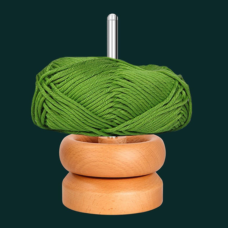 Wooden Manual DIY Curved Needles Beaded Bowl Fast Beading Wood Bead Spinner
