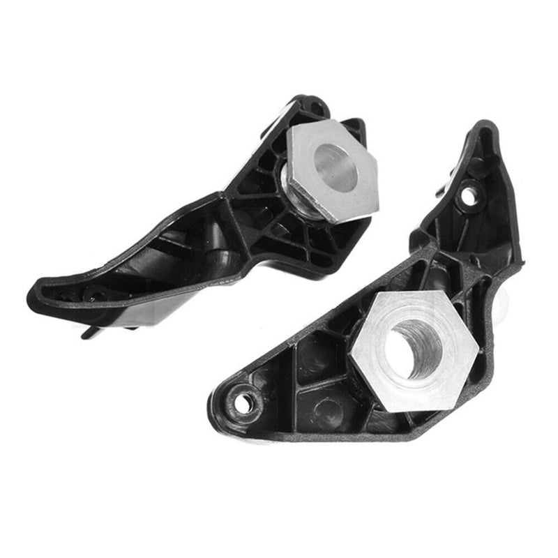 2pcs Front Headlamp Repair Kit Bracket Clip Plastic Black for 5 Series E60 E61