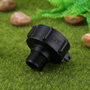 Plastic IBC Tank Fittings Coarse Threaded Cap Water Tap Adapter (2x1) Newly