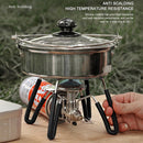 4x Silicone Hose Tube Protective Cover Outdoor Camping Picnic Stove Pipe Sleeve