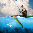 23cm 46g Simulation Fishing Lures Artificial Wobbler 13 Segments Bait (D) Newly