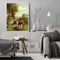 Frameless Painting By Numbers Kit Watering Cows DIY Drawing On Canvas Art Craft