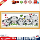 14CT Stamped Cartoon Embroidery Canvas Cross Stitch Craft (K923 Cute Bear)