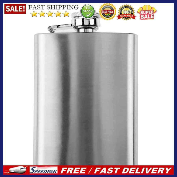 Stainless Steel Fishing Wine Bottle Water Pot Kettle Jug Hip Flask(3.5 oz)
