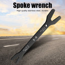 6-25mm Bicycle Wrench V-Groove Double Open End Spanner Repair Tools Black Newly