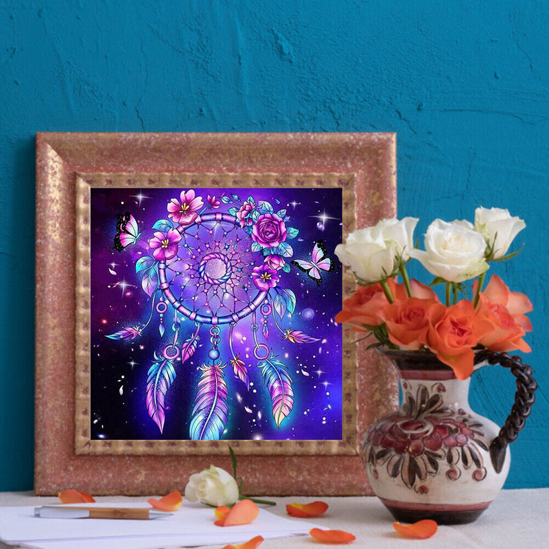 5D DIY Diamond Painting Kits Full Round Drill Dream Catcher Mosaic Picture