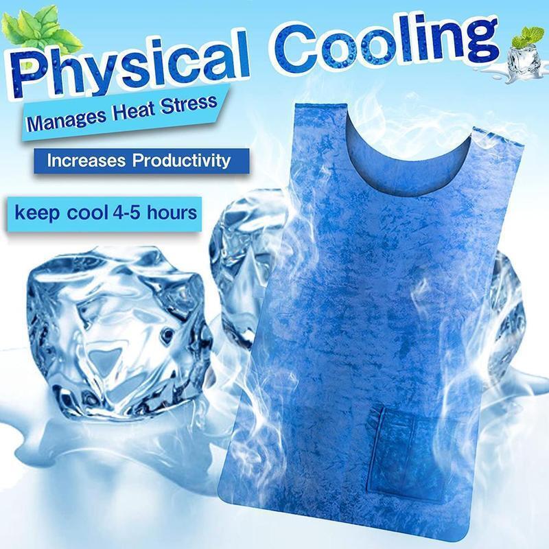 Summer Cooling Vest Heat dissipation PVA Waterproof Fabric Vest High Temperatur`
