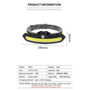 XPE+COB LED Headlamp Smart Wave Induction Waterproof Torch for Camping Cycling