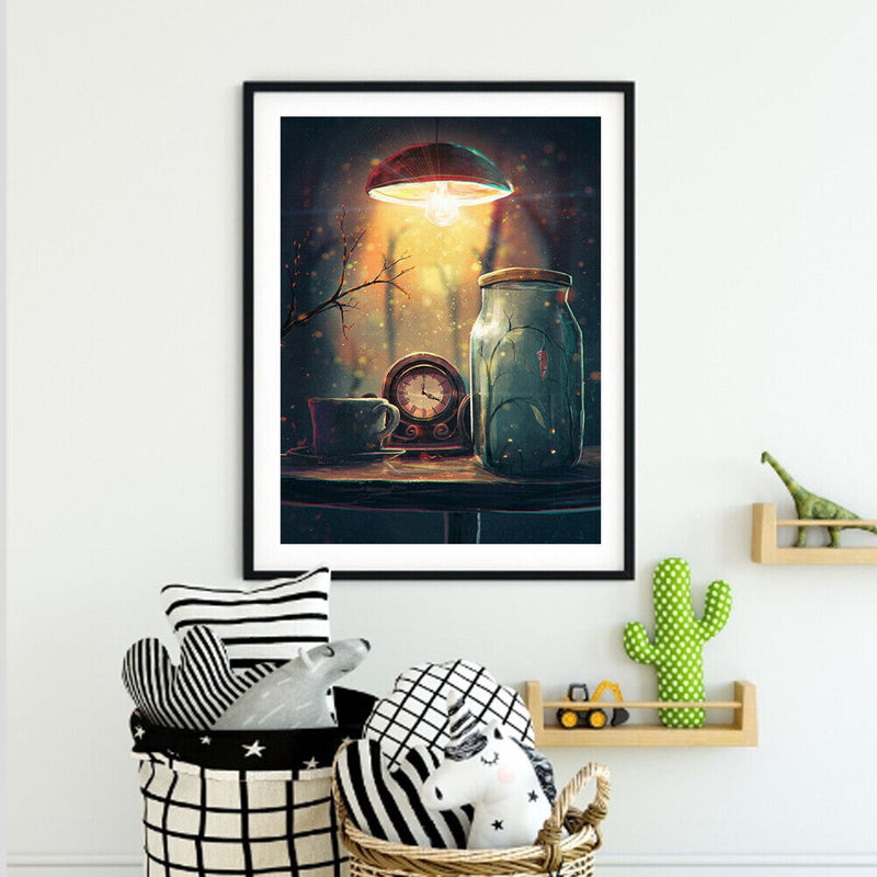 Time Under Light Oil Paint By Number Hand Painted Wall Art Craft Home Decoration