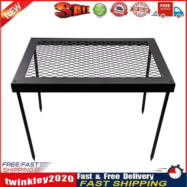 Reusable Outdoor Iron Net Table Camping BBQ Picnic Cooking Grill Mat Racks Newly