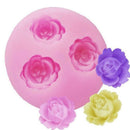 Mini Rose Flower Silicone Clay Soap Mold Fondant Sugarcraft DIY Ca L2C1 X5S4