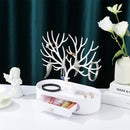 Box Tree Storage Drawer Jewelry Cases Display Stand Antlers Jewelry Rack