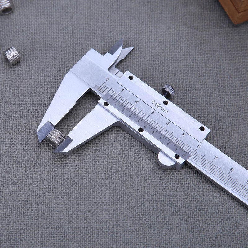 Vernier Caliper 0-150mm 0.02mm Metal Calipers Gauge Measuring Tools