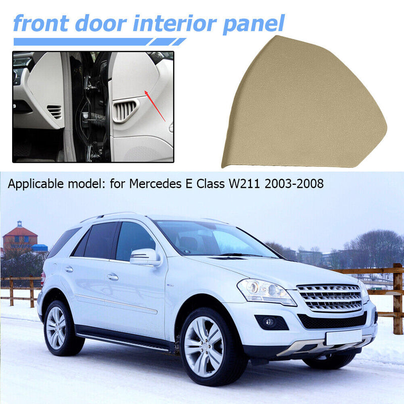 Car Right Front Door Trim Shell for Benz E Class W211 (Deerskin Beige)