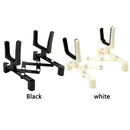 Wood Violin Stand Portable Folding Guitar Instruments Ukulele Rack (White)