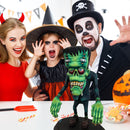 Halloween Big Mouth Monster Statue Creepy Sculpture Decor Haunted House (6)