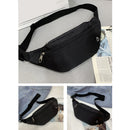 Fashion Fanny Pack Large Capacity Chest Bags Solid Color Multi Pocket for Sports