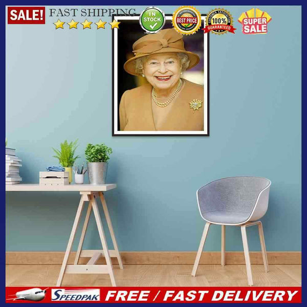 The Queen of England 5D DIY Diamond Painting Kits Full Square Drill Wall Decor