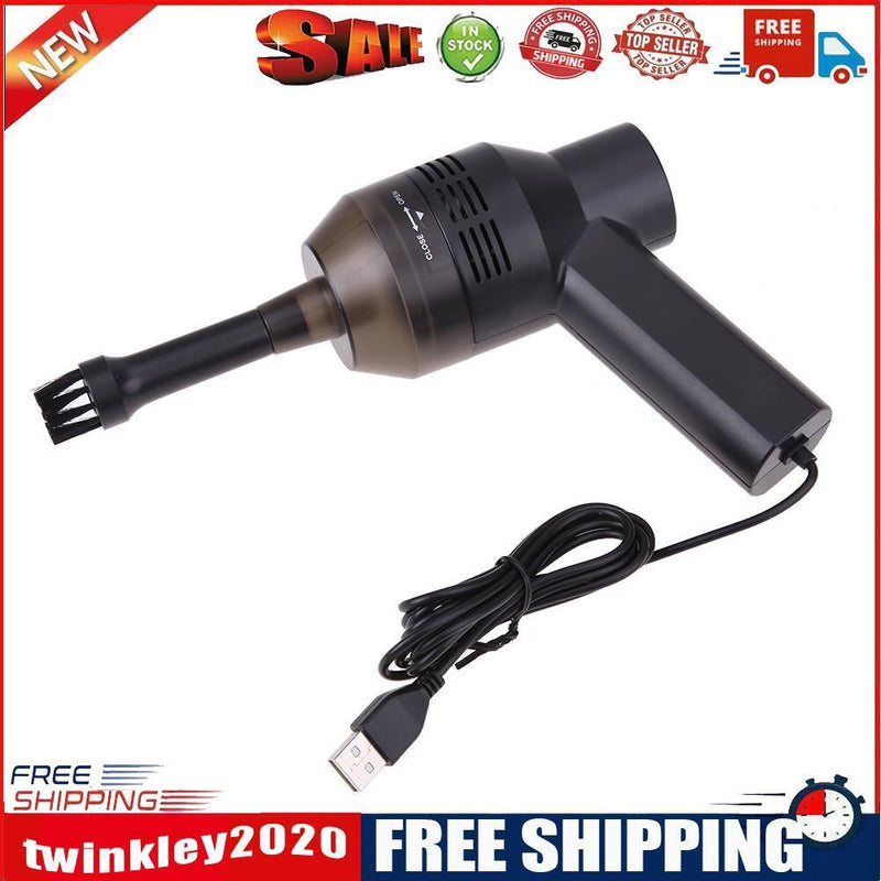 Portable USB Mini Vacuum Cleaner Computer Keyboard Brush Dust Handheld Clea
