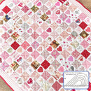 Valentine Quilting Ruler Template Set Multifunctional Heart Cutting Template: