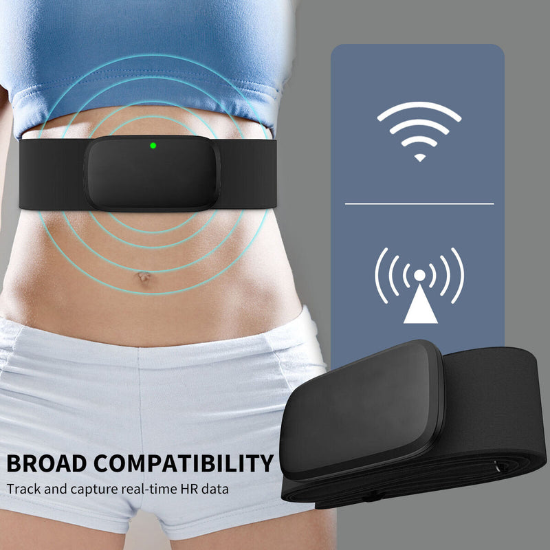 Waterproof Heart Rate Monitor with Chest Straps Cycling Bike Sports Monitor