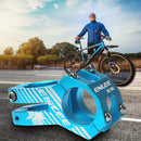 ENLEE 31.8mm Mountain Bicycle Stem Handlebar MTB Short Hollow Stem (Blue) Newly