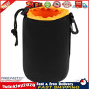 Waterproof Neoprene Camera Lens Pouch Bag Drawstring Protector Case (L) Newly