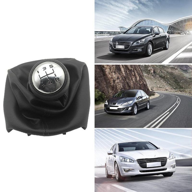 For Citroen C3 C4 C5 5 Speed Gear Shift Knob Shifter Stick Lever Necklace Cover