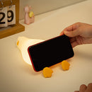LED Night Light - Lying Duck Bedside Nursery Touch Lamp for Kids (Yellow)