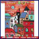 5D DIY Full Drill Diamond Painting Cartoon Color House Cross Stitch Embroider
