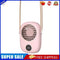Bladeless Neck Digital Fan Silent Sport Travel Personal Desktop Fan (Pink)