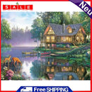 Painting By Numbers DIY Sights Hand Painted Canvas Oil Art Picture Ornaments Kit