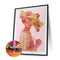 Special Shaped 5D Lady with Bowler Hat Kit DIY Diamond Painting (Y150) Newly