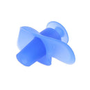 Flower Shape Waterproof Soft Silicone Earplugs for Swimming Diving (Blue) Newly
