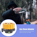 Outdoor Camping Split Type Stove Furnace Adaptor Auto-off Gas Tank Adapter Newly