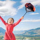 Hand Throw Soldier Parachute Outdoor Game Kids Educational Toys (Orange)