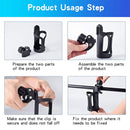 Lightweight Bicycle Bottle Holder with Fixing Clip Cup Holder Riding Access